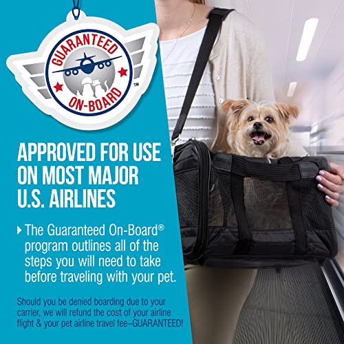 Sherpa Original Deluxe Travel Pet Carrier, Airline Approved & Guaranteed On Board - Black, Medium by Sherpa - Image 4