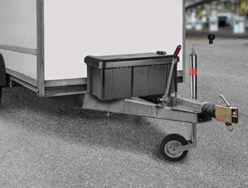 LAS 11790 Anhänger-Deichselbox, abschlieÃbar, 23 L Volumen, Schwarz – Bild 3