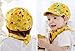 Vibola Baby Baseball Caps Little Car Beret Hats Child Cricket-Cap Lovely Hats (Yellow)