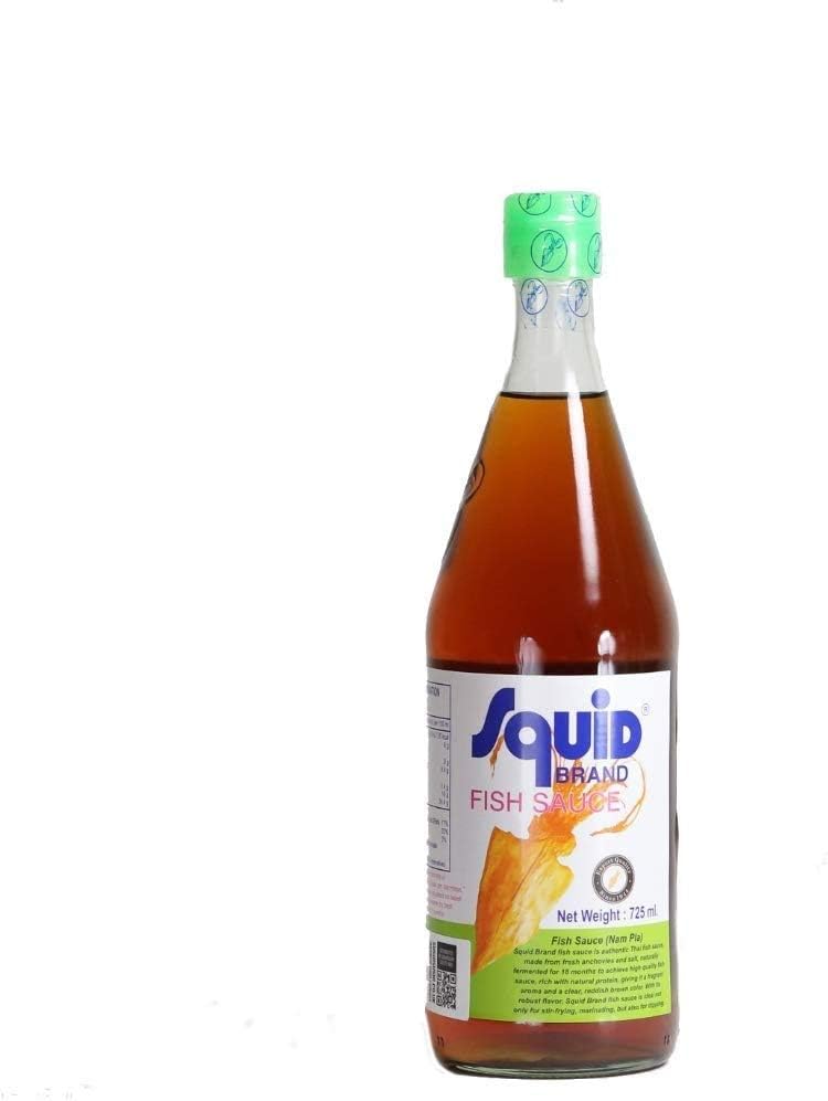 Squid Brand Fish Sauce Authentic Thai Fish Sauce StirFry, Marinate
