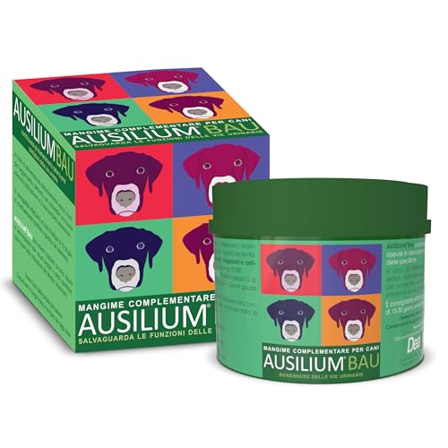 Deakos Ausilium Bau in Polvere 300g - Integratore Cane per il Benessere delle Vie Urinarie - Con D-Mannosio Puro e Morinda Citrifolia - Integratore per cani Senza Glutine e Lattosio