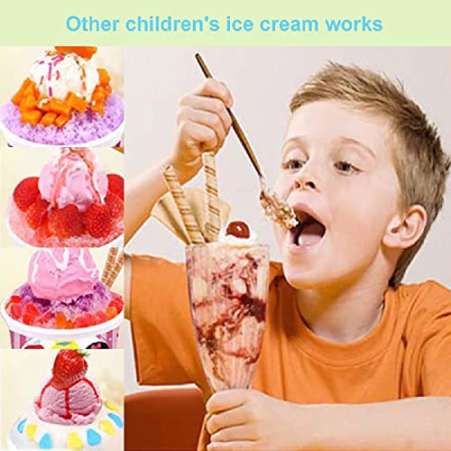 AXNI Eismaschine, Haushaltsfrucht-Dessert DIY-Eismaschine, Hausgemachte Eismaschine FüR Kinder, Glatt Und Lecker/Ohne Zusatzstoffe, Gefrorene Fruchteismaschine – Bild 3