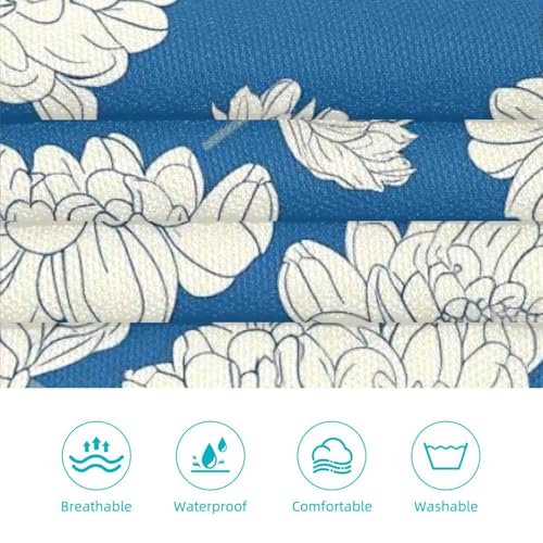 Tablier fleur d'hibiscus de cuisine doux lot de 2 réglable taille universelle - 3