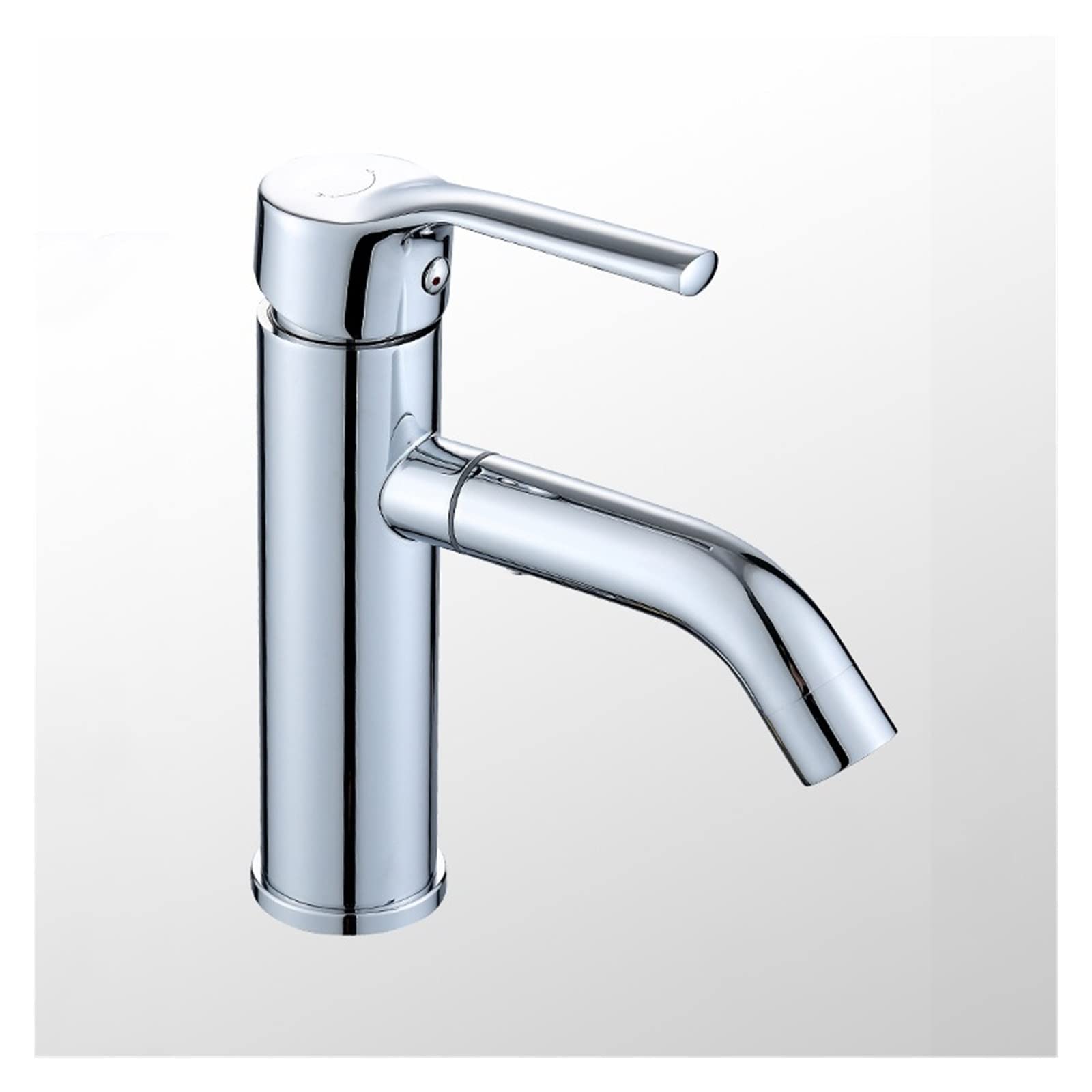 Robinet de cuisine mitigeur noir et chrome en acier inoxydable 304 pivotant 360