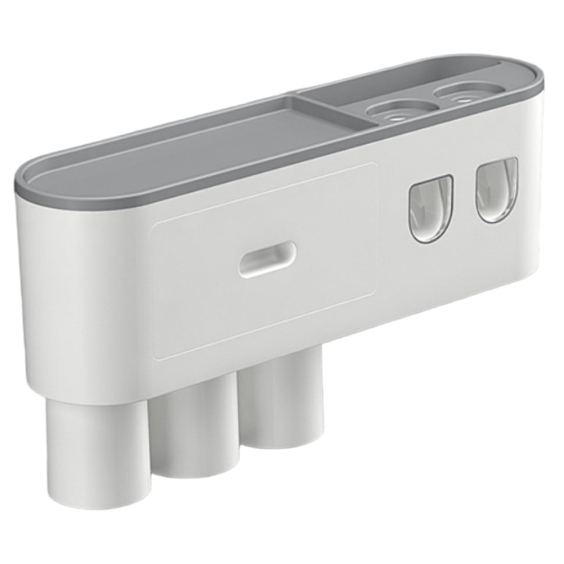 Soporte de Pared for cepillos de Dientes con dispensador automático de Pasta de Dientes, for organización del baño,