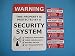 Home Security Alarm System Yard Sign & 4 Window Stickers - Stock # 704