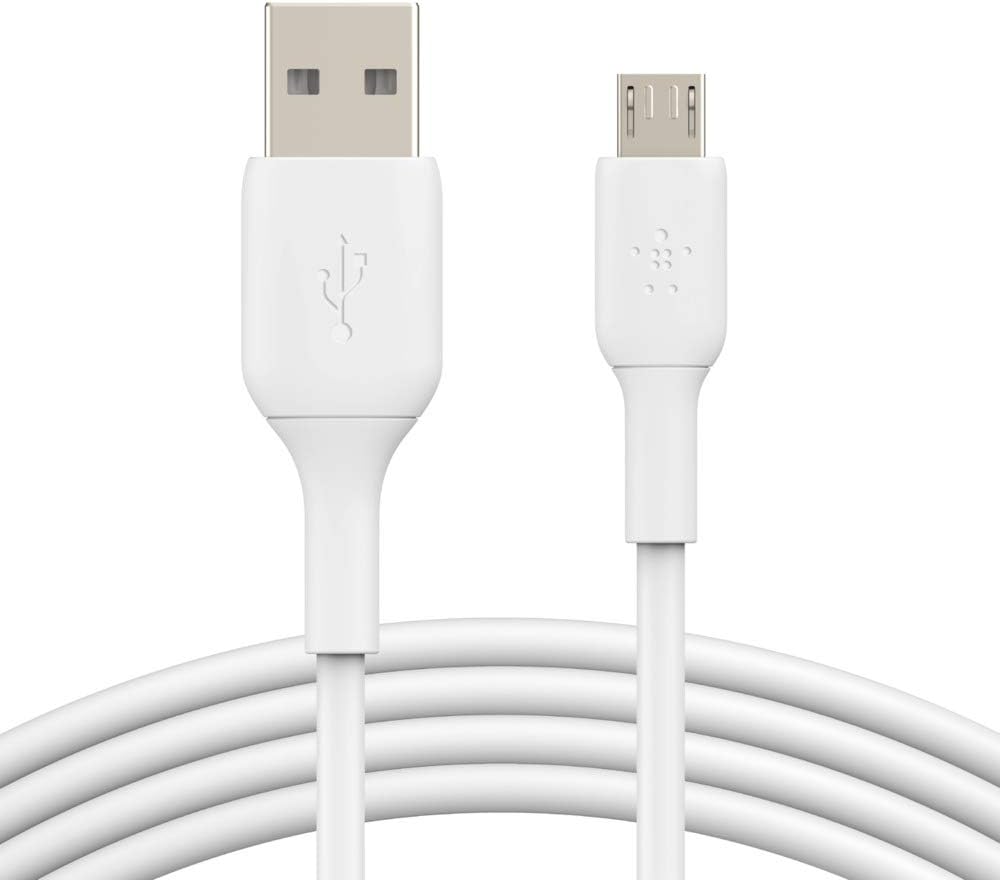 Belkin CAB005bt1MWH 3.3-Foot BOOST↑CHARGE USB-A to Micro-B (White)