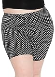 Super Oh So Soft Women's Bike Shorts Cotton Polka Dots 2X