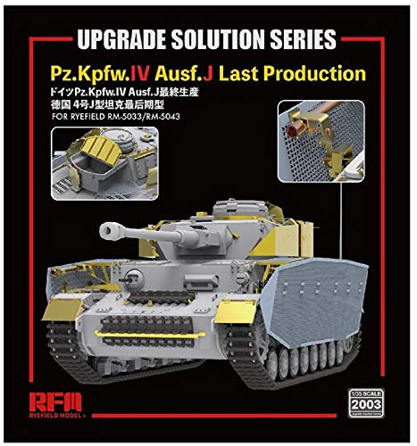 Rye Field Model 2003 Panzer IV Ausf.J Last Prod char plastique 1/35