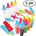Mr Kitchen's Neon Popsicle Mold, Popsicle Maker, (Set of 2) Popsicle Molds;16 Popsicles