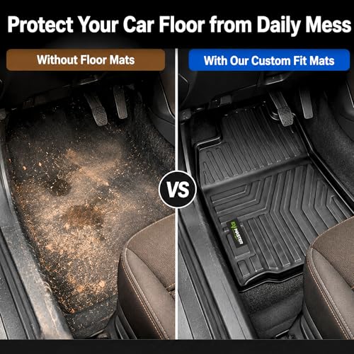Image of EV MASTER Car Floor Mats for Maruti Suzuki Victoris Hybrid (2026 Onwards) Complete Set | Waterproof | Anti-Slip | Luxury Premium Car Mat | Full Coverage Car Foot Mats (5D Black)