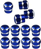Vista 1 de 12 tapas de vástago de válvula de neumático de automóvil, cubiertas de vástago de aleación de aluminio resistentes en forma hexagonal, juego