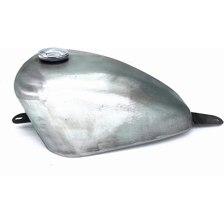 3.8 Gallon Fuel Tank For 2007-2022 Harley Sportster XL 1200/883 EFI Models - Unpainted Steel, Bolt-On, Fits Forty Eight, Iron, Roadster