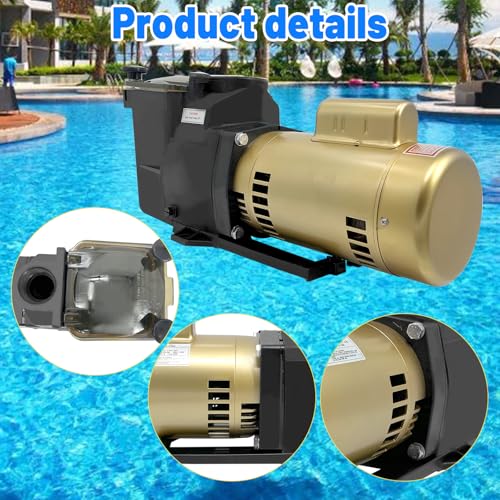 W3SP2615X20 2HP Super Pool Pump 115/230V Replacement for Hayward SP2615X20 by Teilelager - Used condition - Image 6