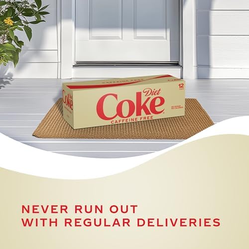 Diet Coke Caffeine Free Soda, 12 fl oz, 12 Pack (Package May Vary) — view 6