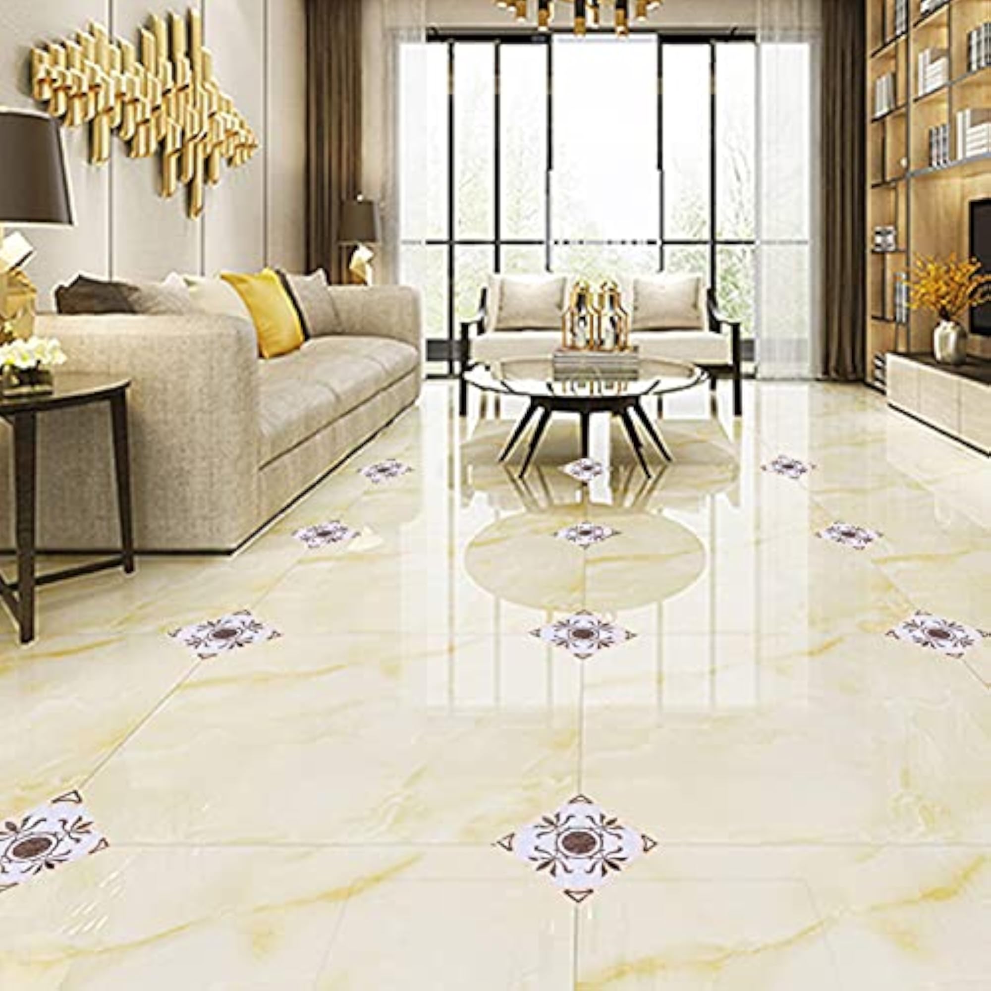Diagonal Tile Sticker for Stylish Home Decor