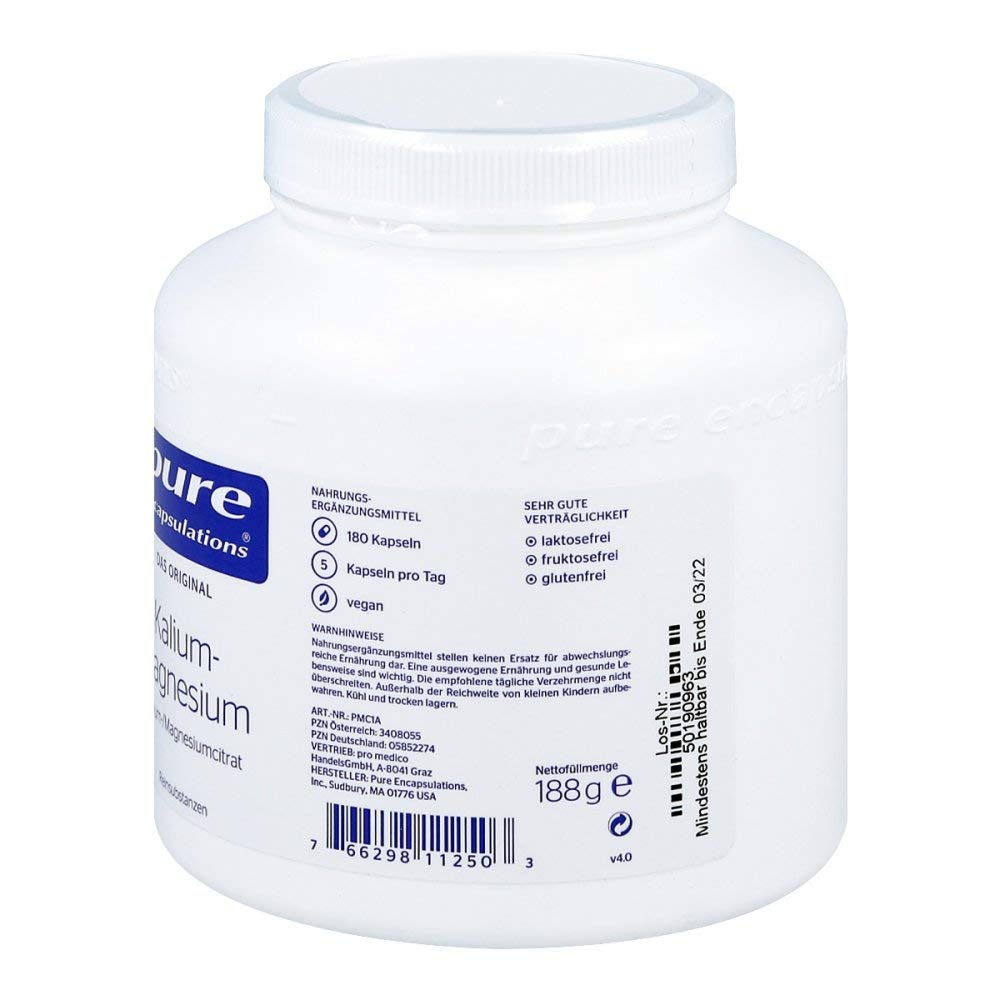 Pure Encapsulations Kalium Magn.Citrat Kapseln