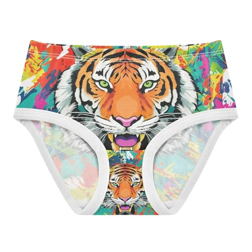 Face Tiger Animal Toddler Girls's Underwear 2T 202c1605
