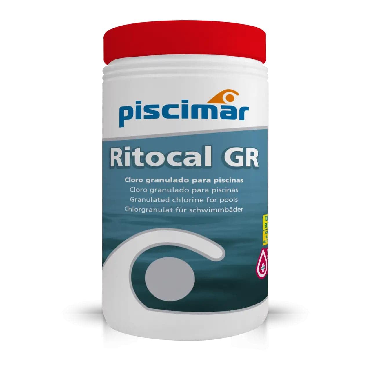 Hypochlorite de Calcium granulé Ritocal GR élimine l'eau verte de votre piscine 25kg
