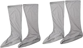 2pairs Monk Socks for Meditation and Training Lightweight Cotton Stockings Suitable for Seasons Simple Light Grey Design for Monks