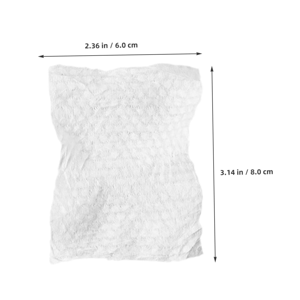 DOITOOL 1 Packung Wattepads reinigende Gesichtspeelingschwamm Vliesstoff Reinigungsschwämme Puderquaste Vlies-Pads Gesichtspads Gewebe Maske Münze reisen Reinigungswatte Weiß