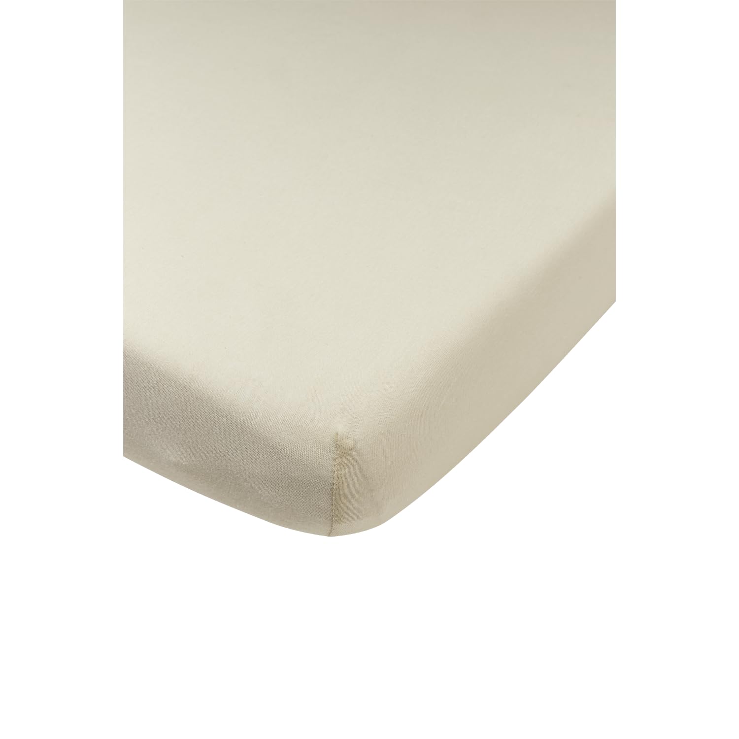 Meyco Baby Fitted Sheet Jersey - Soft Sand - 60 x 120 cm - Pack of 1 - Oeko-Tex Standard 100