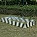 Foxlang 8x4x1ft(2 PCS) Galvanized Raised Garden Bed,Outdoor Planter Box Metal Patio Kit Planting Bed for Vegetables Flowers Herb,Silver