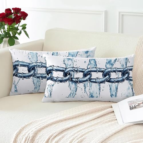 Housses de coussins canape 70x50cm lavables avec fermeture eclair