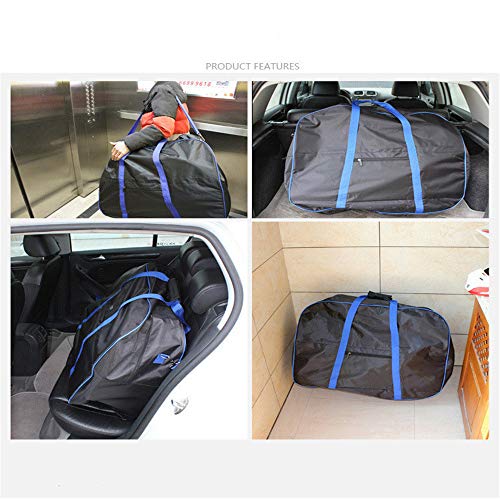 Bolsa de bicicleta acolchada y resistente para modelos plegables rojos 5
