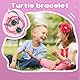 Kinretixia 1 Paar Schildkrötendrache Armband, Farbwechsel Stimmungsarmband Set für Frauen, Emotionsgefühl, Temperaturfühler, Wickelarmband, BFF Armband Gastgeschenke