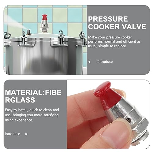 Angoily 4 Pcs Pressure Cooker Jigger Valve Universal Pressure Cooker Relief Jigger Valve Replacement Regulator Weight Pressure Control miniatura 7