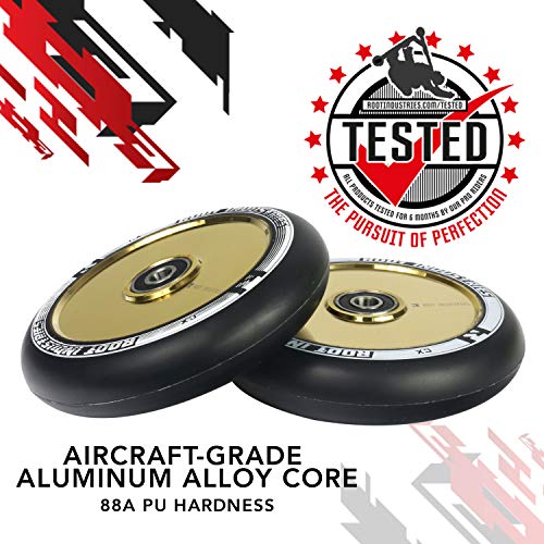 Air Wheels 110Mm - Black/Gold #TOP2