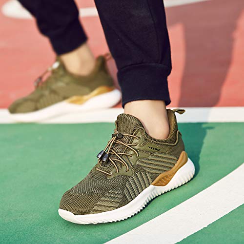 Image of VITUOFLY Boys Girls Sneakers Kids Mesh Lightweight Running Tennis Shoes