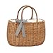 szy Picnic Basket Picnic Canestri Picnic Cestino con Maniglie Picnic di Vimini Cesto Cestino per I Regali Vuoti A Buon Mercato (Color : Natural, Size : 36 * 23 * 15cm)