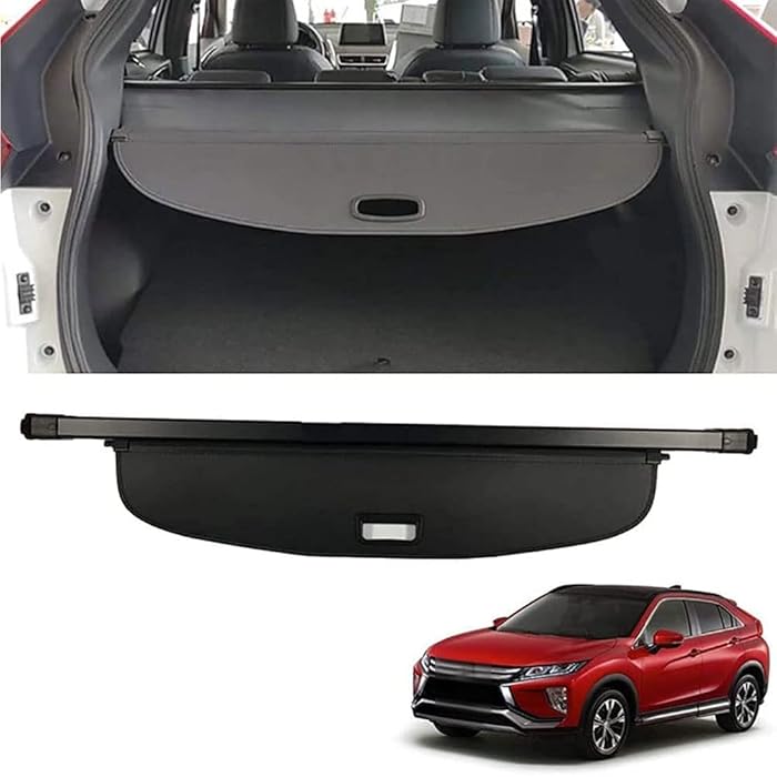 Parcel Shelf For Mitsubishi Outlander Power Tailgate Mk3 13-19 Black Retractable | Hawk Parts - View #2
