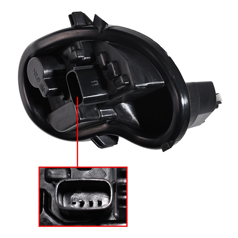 Support de lampe arrière gauche Support de lampe de feu arrière avec fiche de réparation côté conducteur Compatible avec Vauxhall Astra K 2016- 39001577 Support d'ampoule de feu arrière