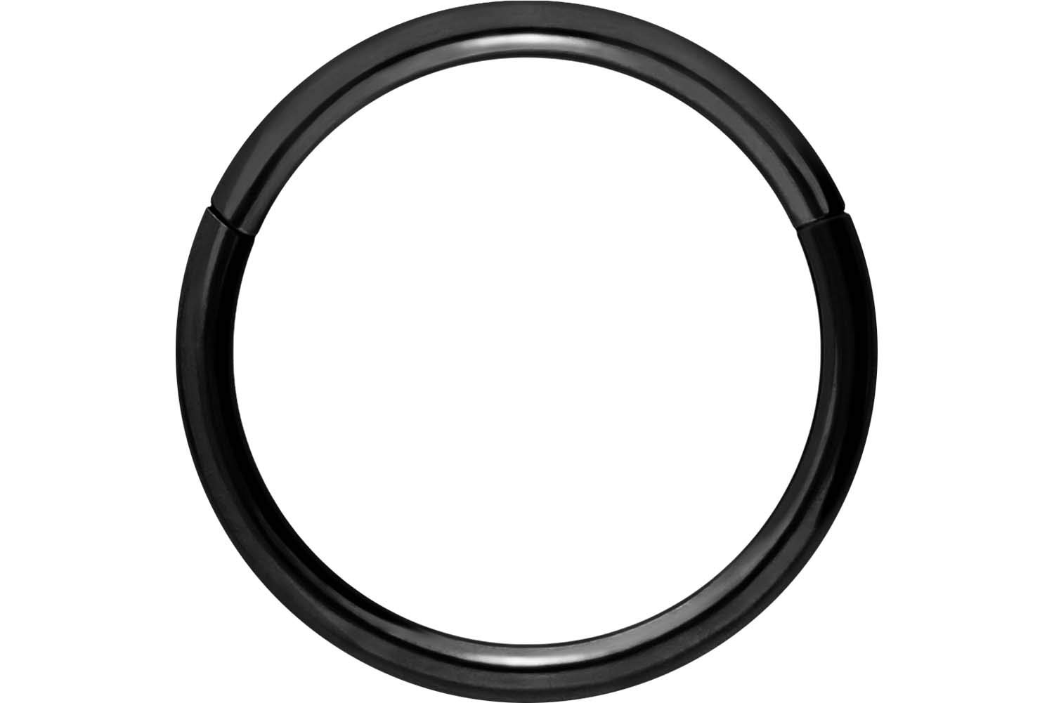 PIERCINGLINE Anillo segmento Clicker de acero quirúrgico – Piercing en oro, plata, rosa, negro o azul – para nariz, tabique, oreja, hélice o tragus — view 131