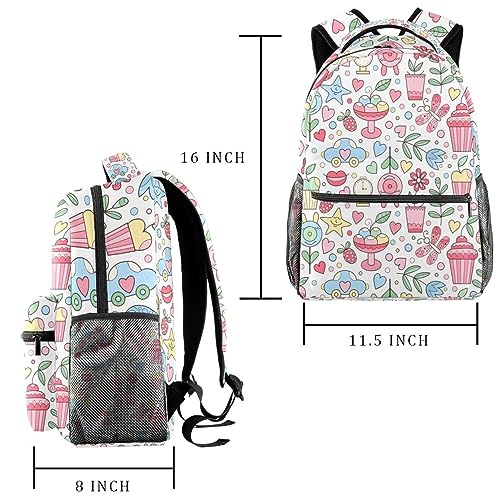 Sac à dos de voyage Campus multicolore anti-fuite avec porte-gourde - 2