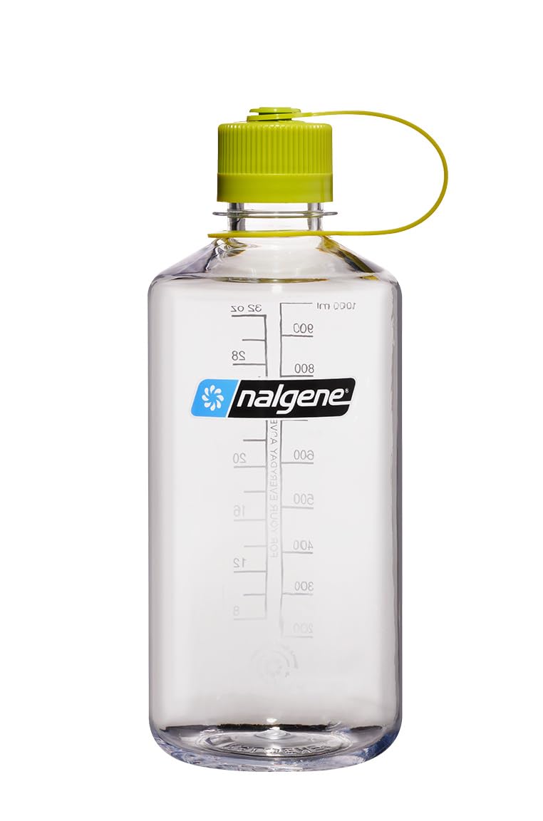 Nalgene Narrow Mouth Sustain Tritan 50% Recycled Bottle - Titan/Green, 1L โ image 1