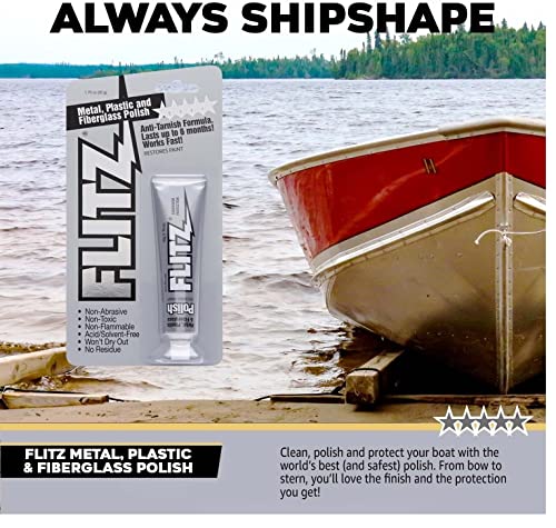 Flitz Bp 03511-80A-80Pk Metal, Plastic And Fiberglass Polish Paste, 1.76 Oz. Blister Tube, 80-Pack #TOP5