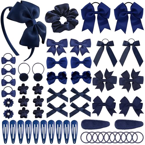 Accessoires cheveux bleu marine pour filles : le cadeau d'anniversaire idéal