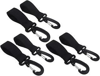 Toyvian 6 Pçs Cabides Pesados Para Carrinho De Bebê Ganchos Para Bolsa De Roupas Ganchos Para Carrinho De Compras Ganchos Para Carrinho Alça Para Carrinho De Bebê Clipes Ganchos Para