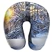 Produktbild U-förmiger Kissenhals Sunt Snowy Trees Travel Multifunktionales Kissenautoflugzeug