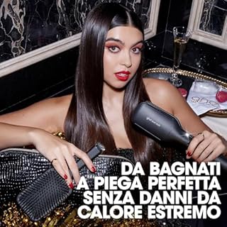 ghd Set Regalo Duet Style, Include Piastra Asciugacapelli 2-in-1, Spazzola Districante Paddle Brush e Custodia Termoresistente, Asciuga e Liscia allo Stesso Tempo, Senza Danni da Calore