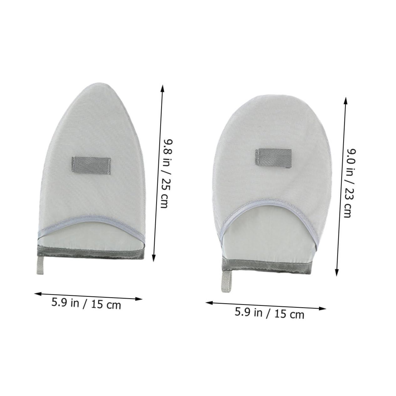 Mikinona 2pcs Heat Resistant Ironing Gloves Garment Protective Mitts for Steam Ironing Men Women Size All