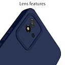 Pikkme Realme Narzo 50i Back Cover Soft Matte Liquid Silicone TPU | Camera Protection | Shockproof Slim Back Case for Realme Narzo 50i (Blue) gallery image