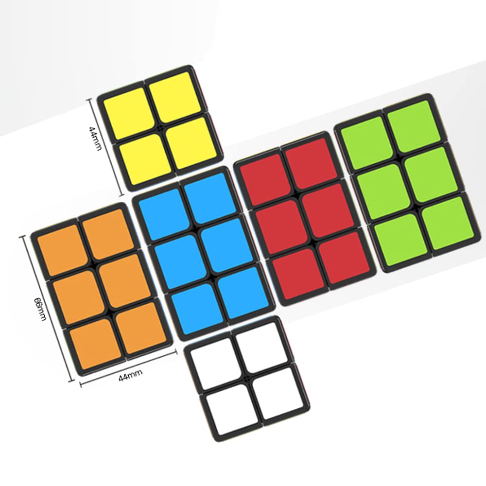 EACHHAHA 2x2x3 Magic Cube Speed Puzzle Cube Speed Magic Cube, puzzle professionale a ritmo veloce, giocattolo puzzle 3D liscio per bambini e amici