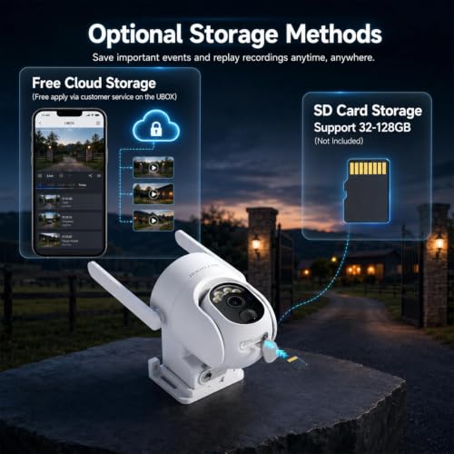 4G Cellular Security Camera Wireless Outdoor with 360 Day Free Data - image 4