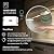 EShine Under Cabinet Puck Lights with Hand Wave Sensor – Circular LED Cabinet Lights – Dimmable – Pack of 3, Cool White (6000K)