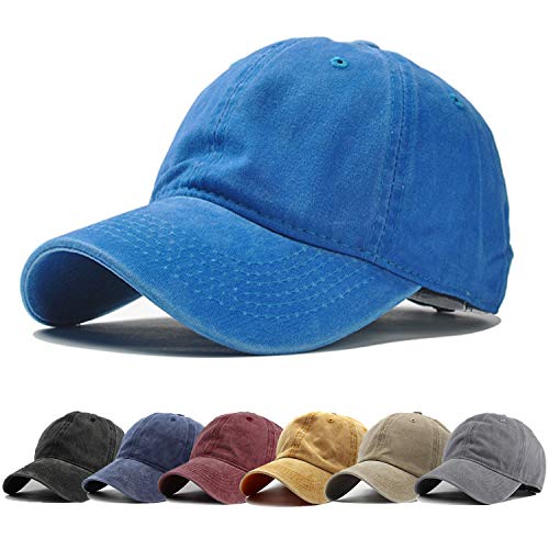 Image of HH HOFNEN Baseball Cap Washed Cotton Unstructured Vintage Hat for Men Women